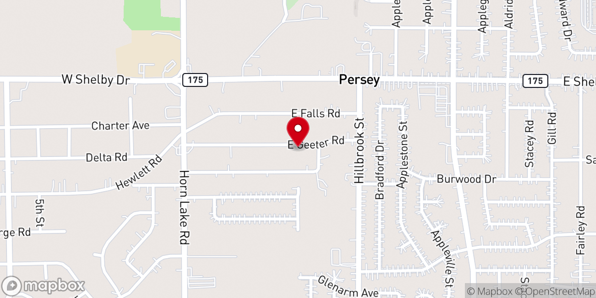 Map showing location of Georgia Avenue Freewill Baptist Church