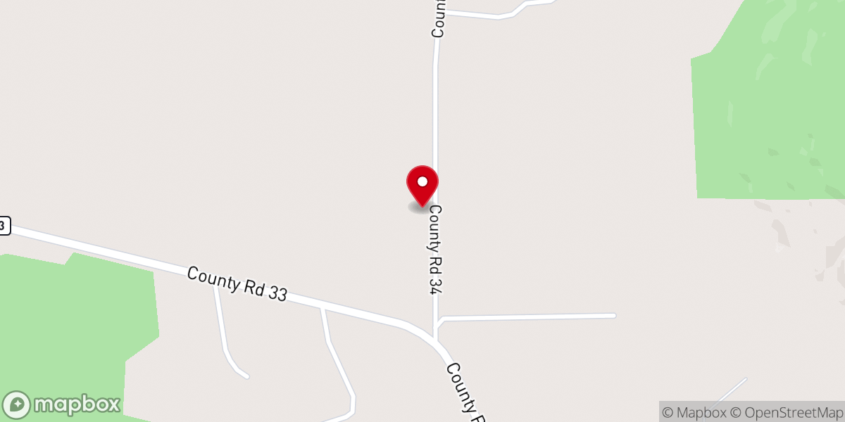 Map showing location of Fairfield Church