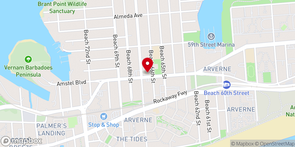 Map showing location of Christ Church the Center of Hope