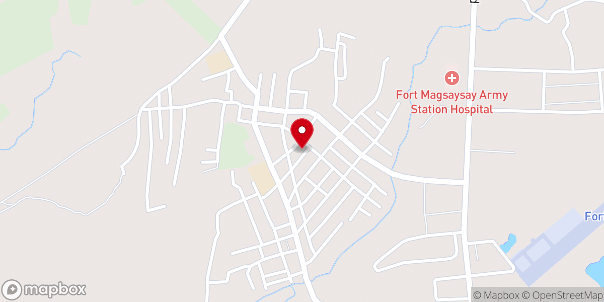 Map showing location of Lighthouse Baptist Church - Fort Magsaysay