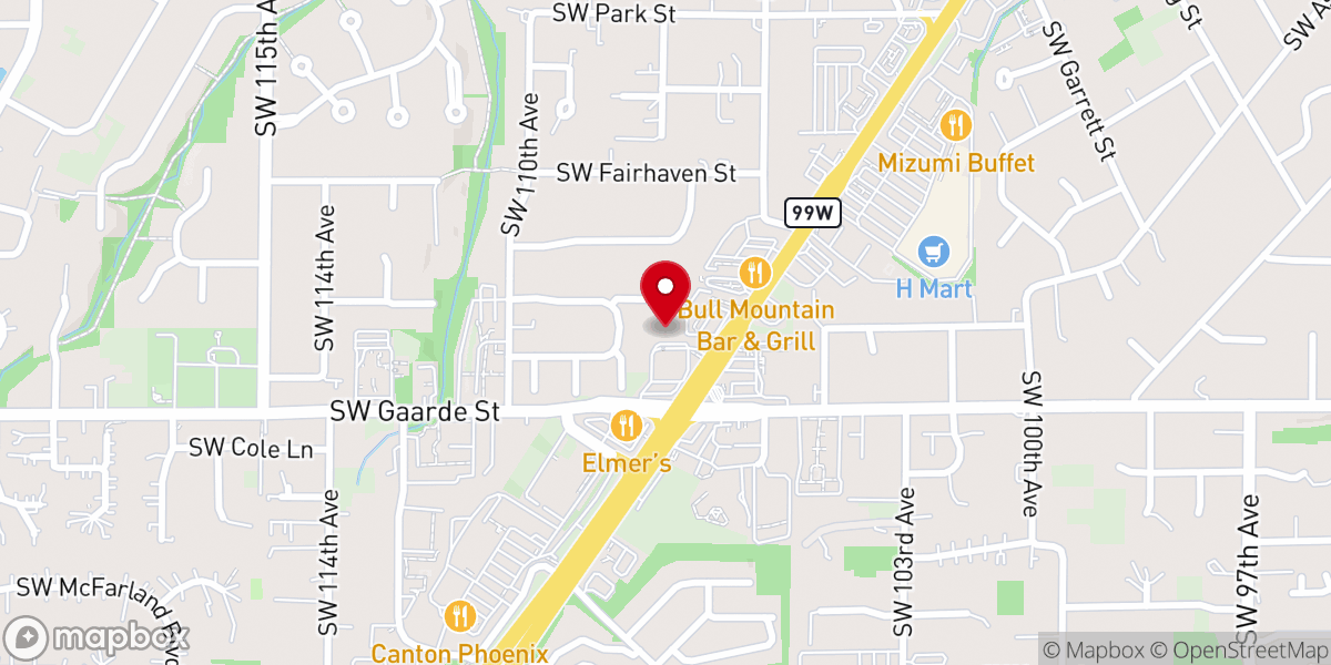 Map showing location of Tuality Community of Christ
