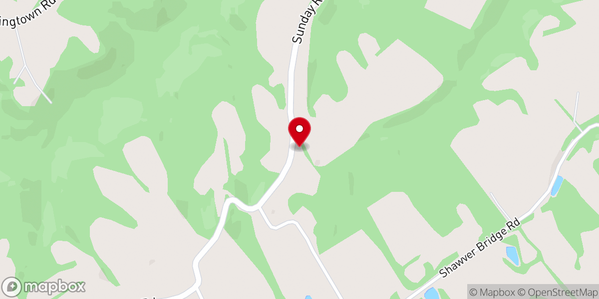 Map showing location of Refuge Baptist Church