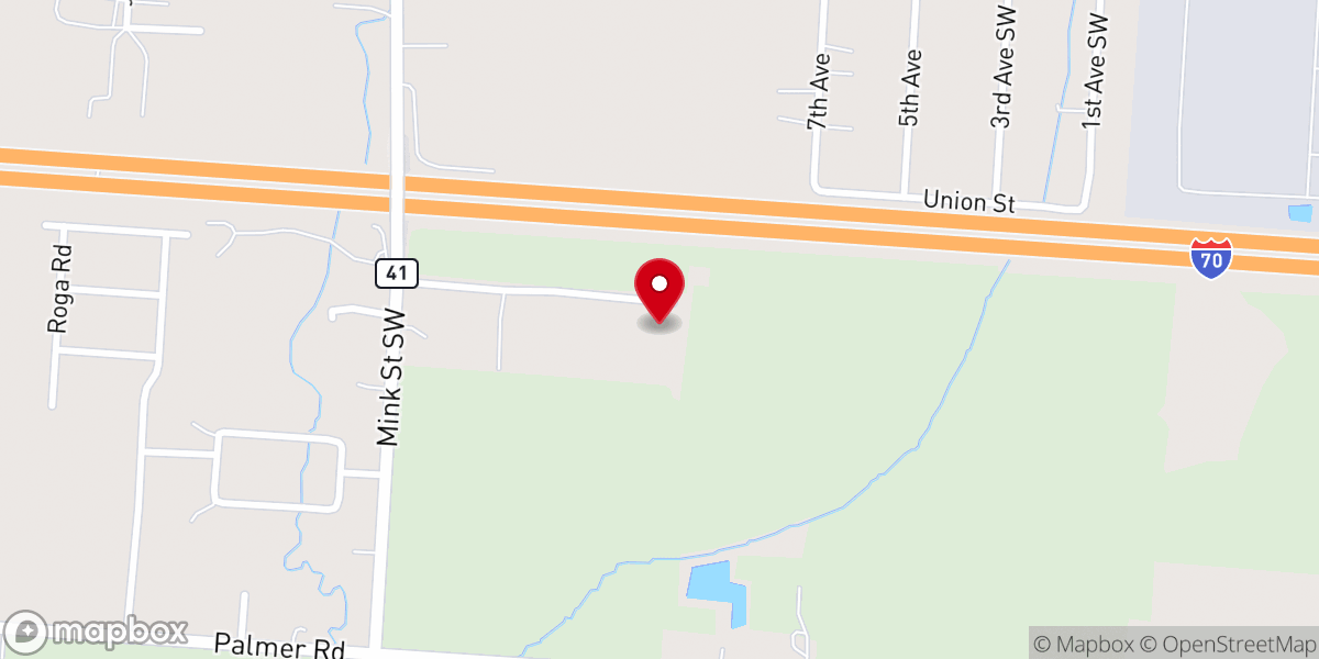 Map showing location of Wagram Freewill Baptist Church