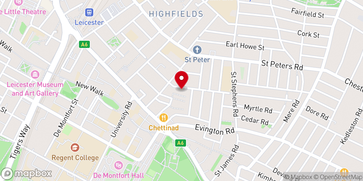 Map showing location of The Redeemed Worship Centre