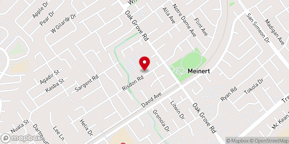 Map showing location of Fair Oaks Church
