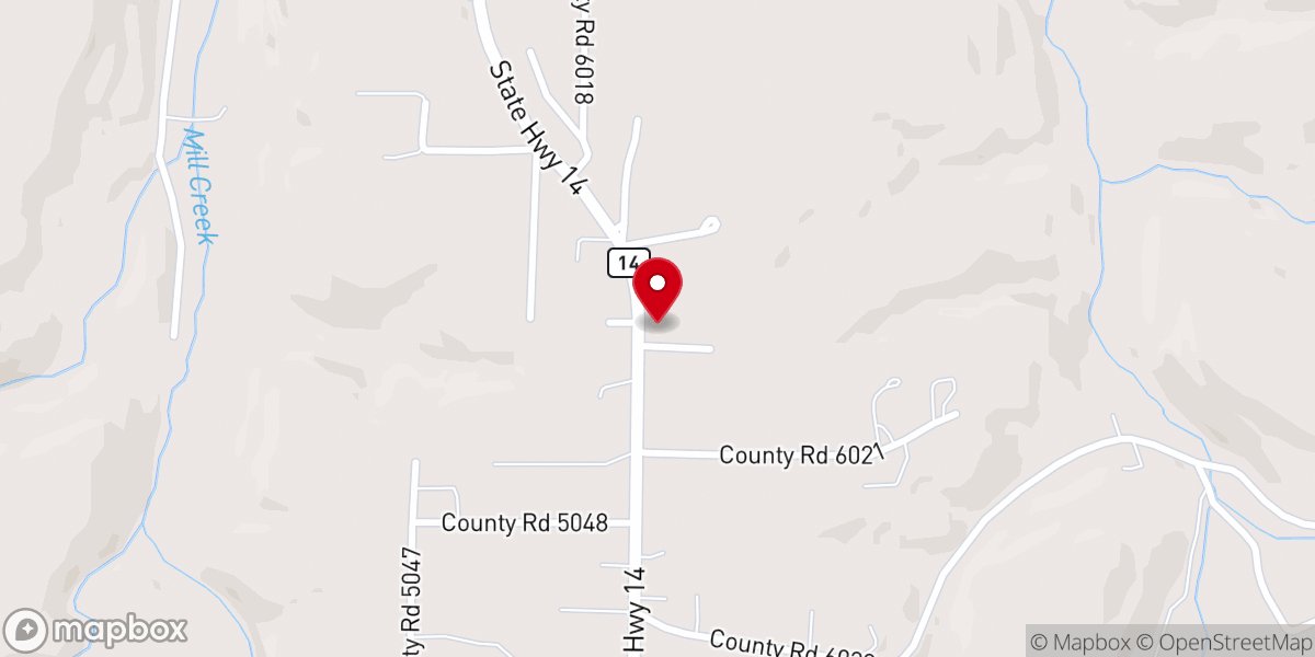Map showing location of Victory Independent Baptist Church
