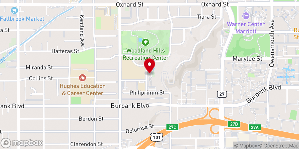 Map showing location of The Community Dinner at Prince of Peace Church