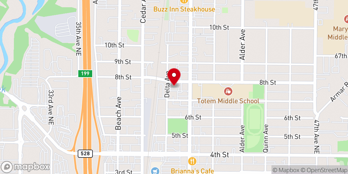 Map showing location of Reset Church