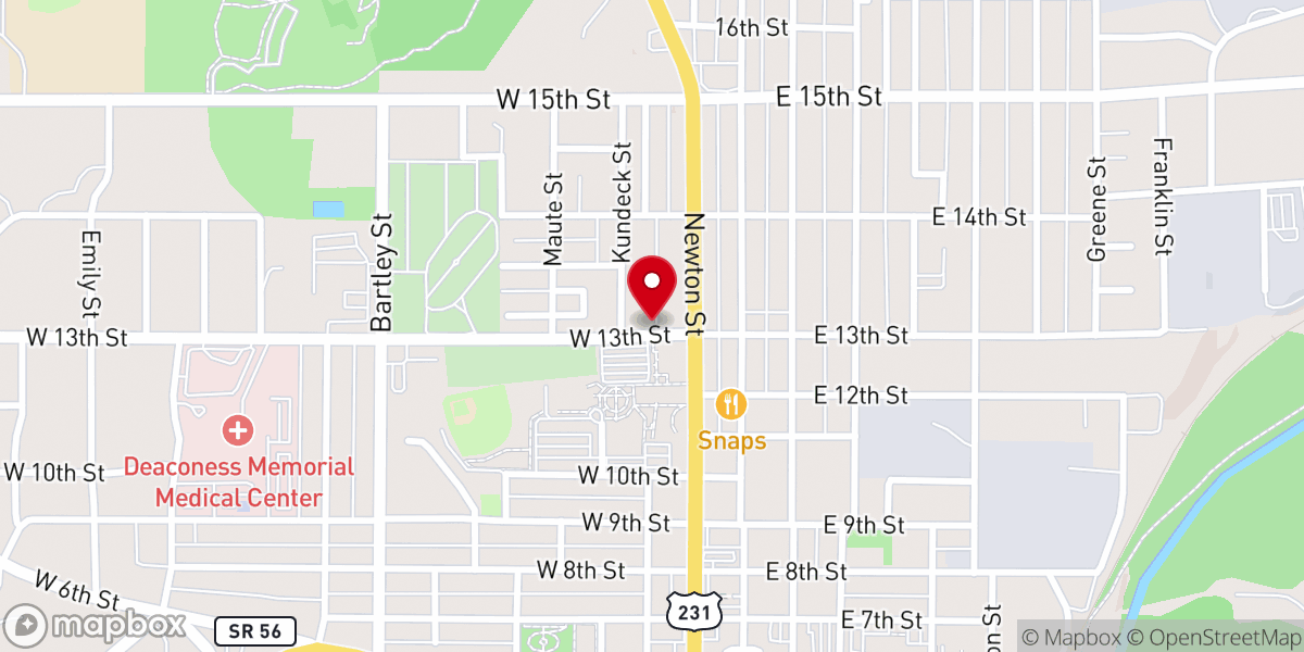 Map showing location of St John Bosco Youth Ministries