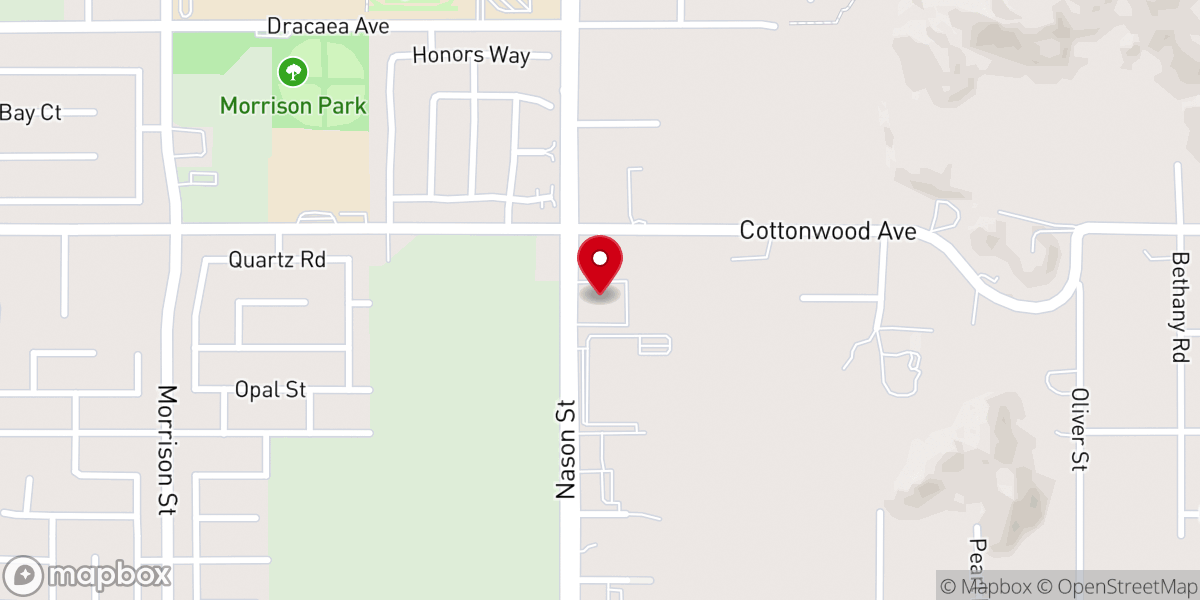 Map showing location of Lord of Life Lutheran Church