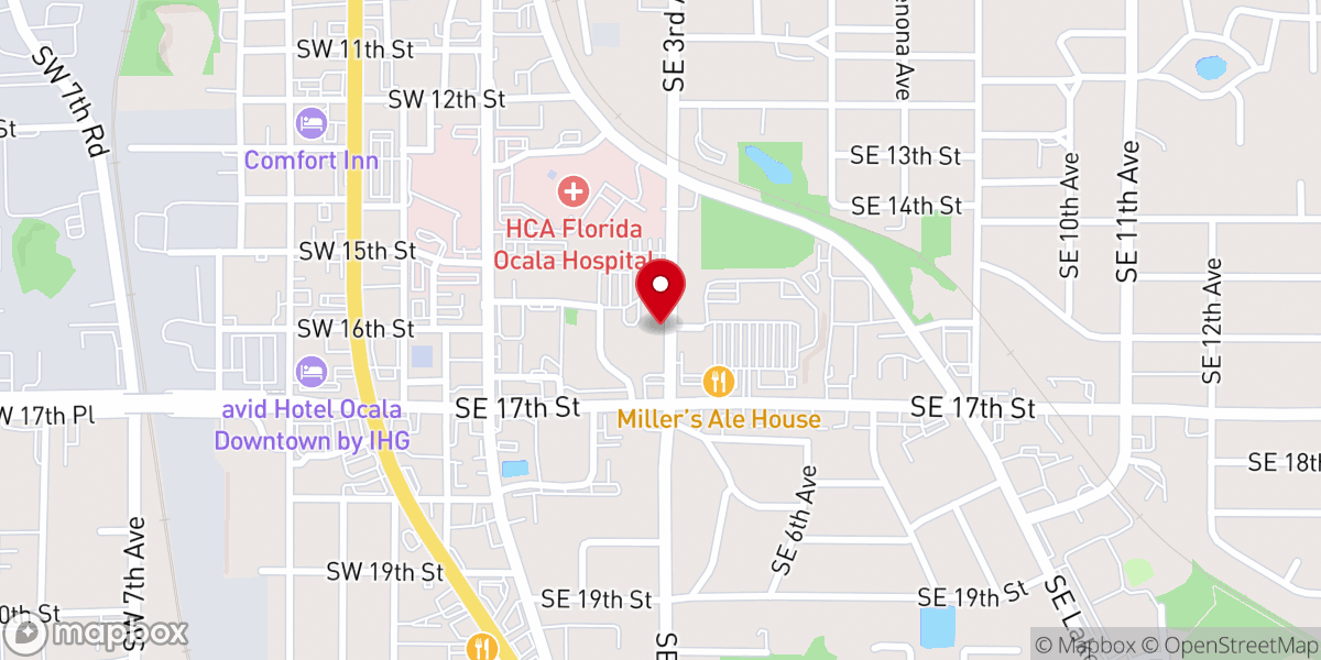 Map showing location of Immaculate Heart of Mary