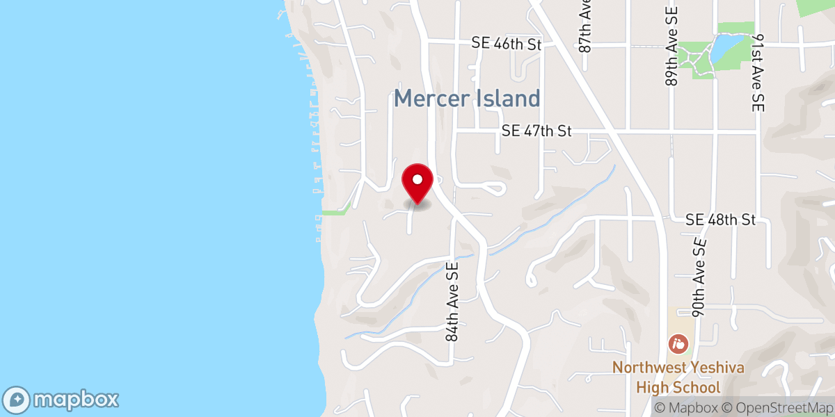 Map showing location of Encounter Eastside Church
