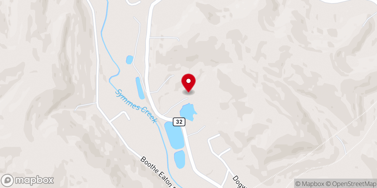 Map showing location of Annie Lane Wedding and Event Resort