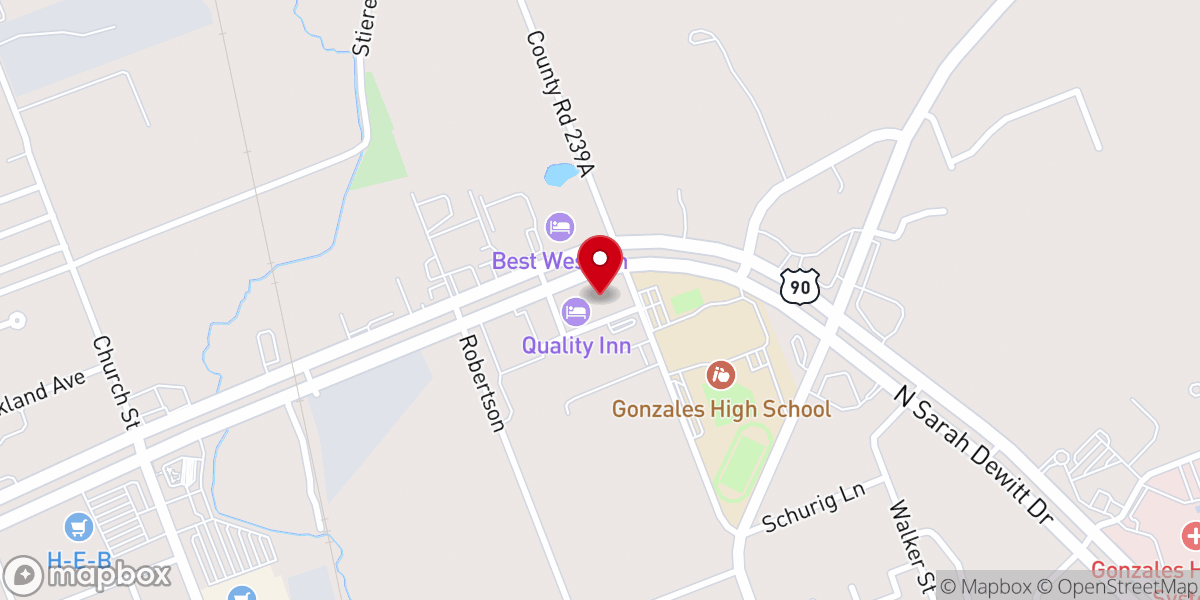 Map showing location of Faith Family Church
