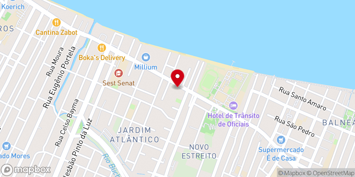 Map showing location of Get Church Floripa