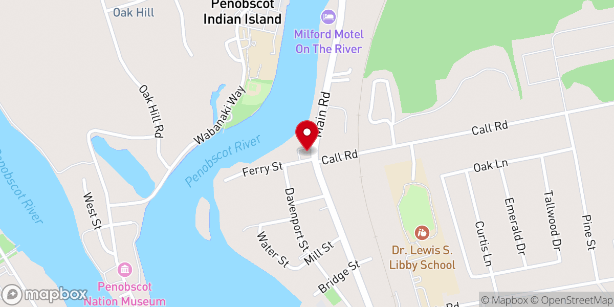 Map showing location of First Congreagational Church