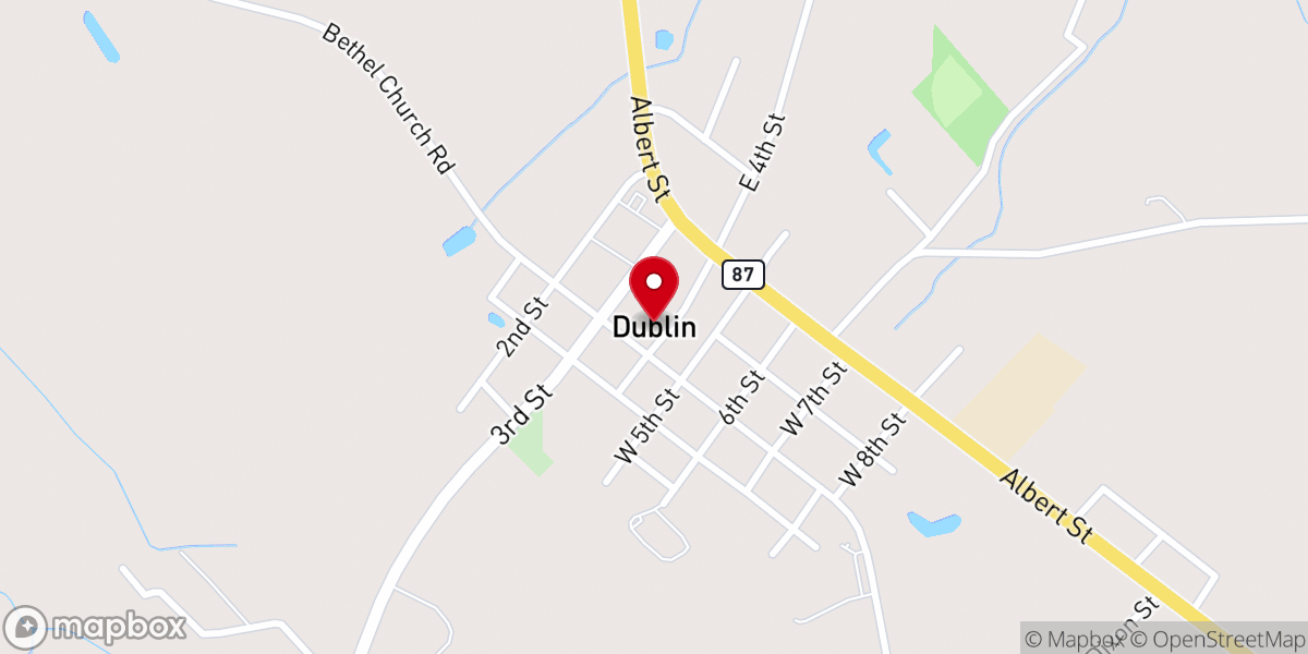 Map showing location of For Christ Ministries