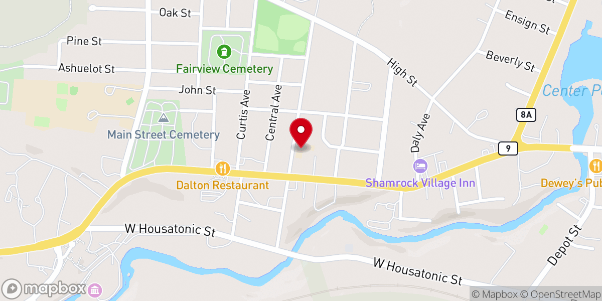 Map showing location of St Agnes Academy
