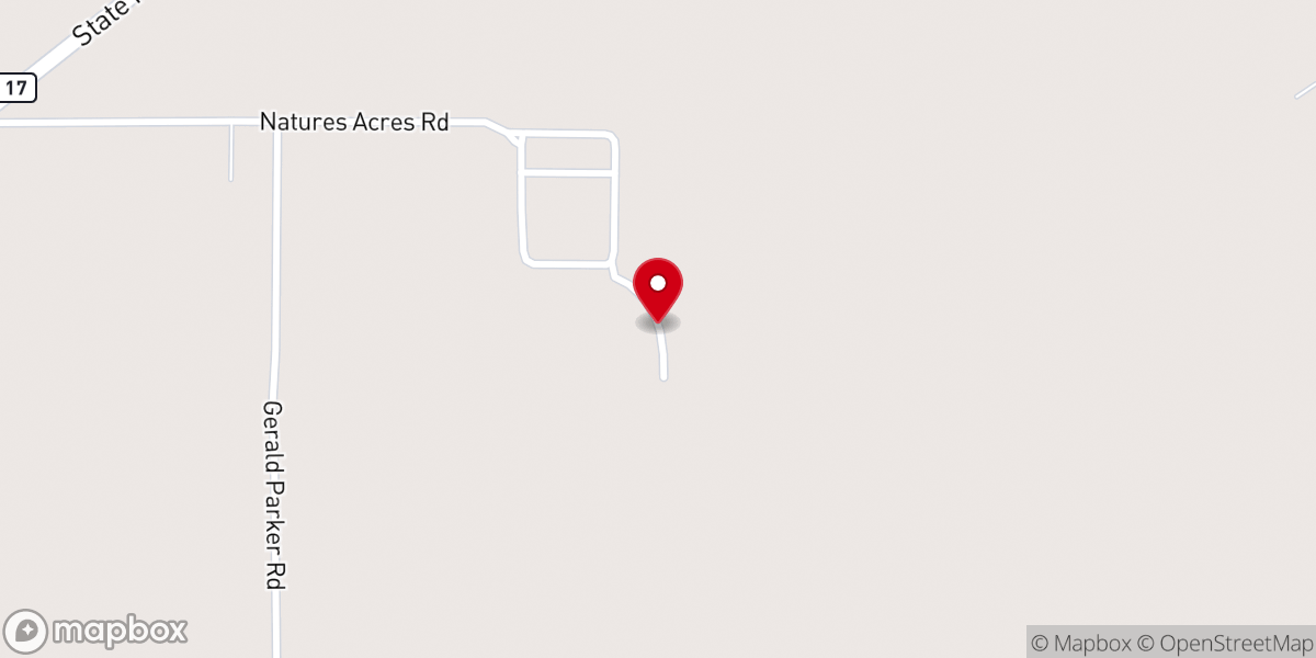 Map showing location of Franklin Parish Sheriff's Office