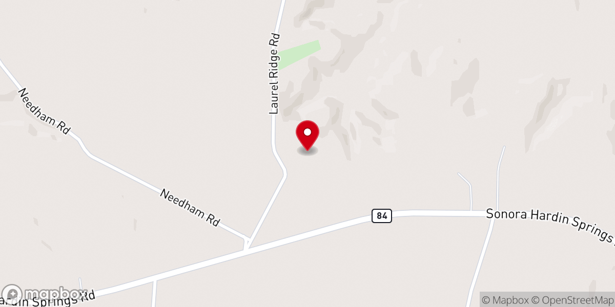 Map showing location of Smith Chapel