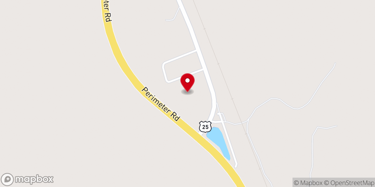 Map showing location of Waynesboro Deliverance Evangelistic Church