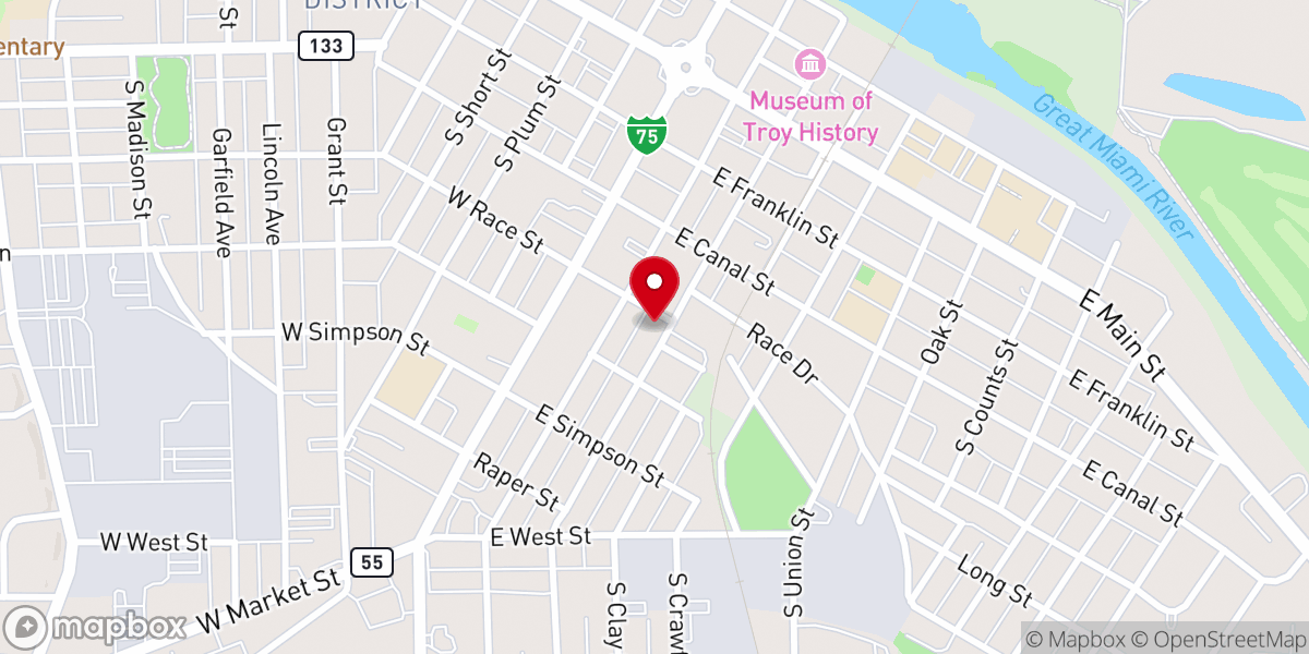 Map showing location of Partners In Hope