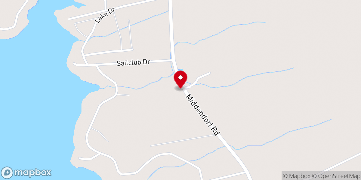 Map showing location of Spring Branch Baptist Church