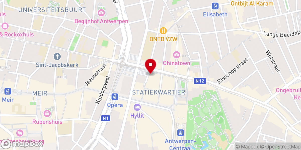 Map showing location of Grace Of God Chapel International Belgium