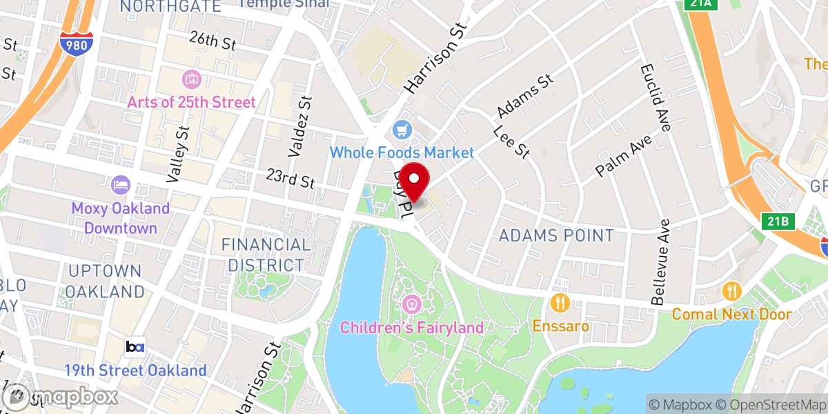 Map showing location of St. Paul's Episcopal Church