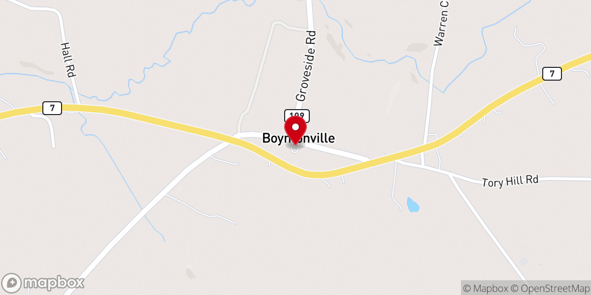 Map showing location of Church of the Holy Name