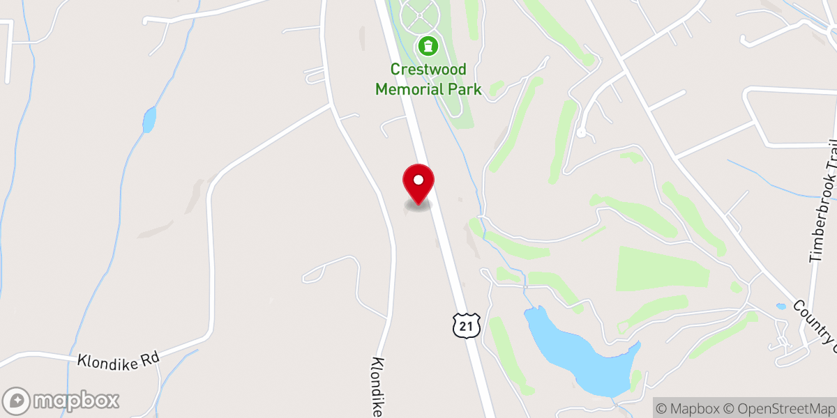 Map showing location of Horizon Church