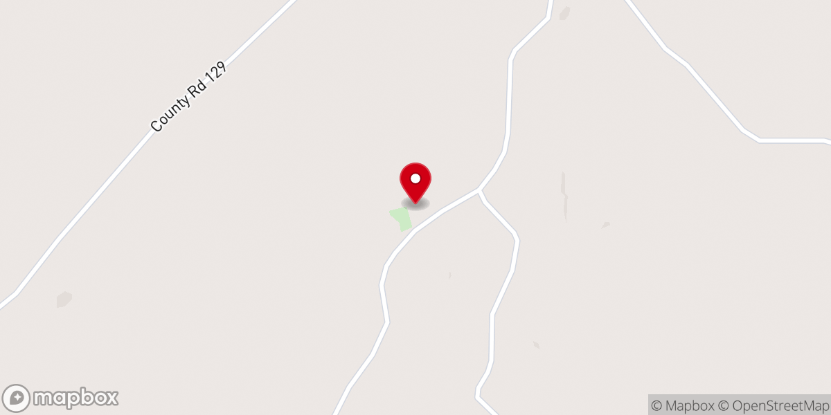 Map showing location of Pine Grove Church of God