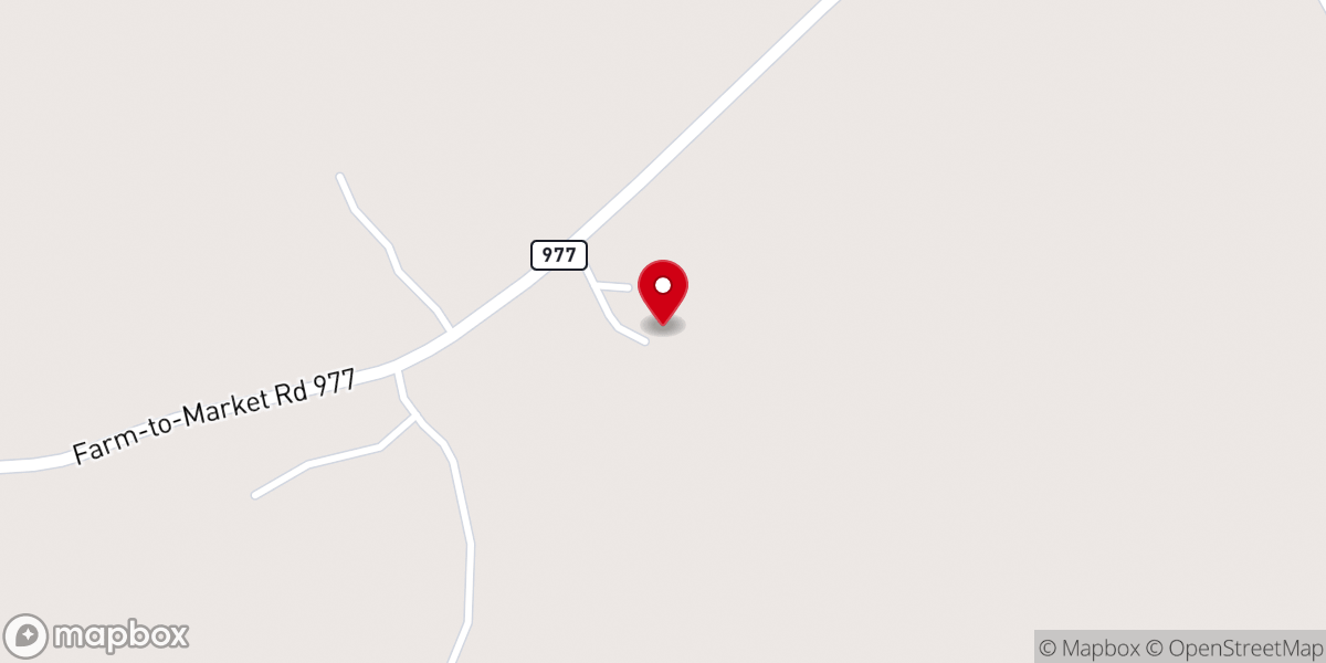 Map showing location of Galilee Church