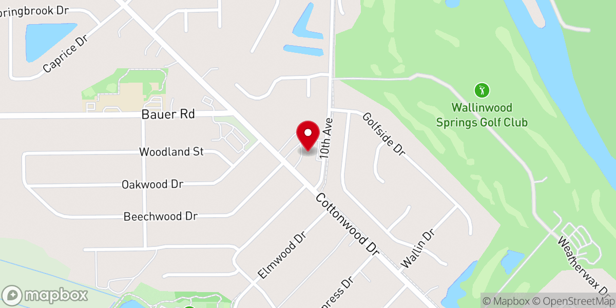 Map showing location of Bethel United Reformed Church