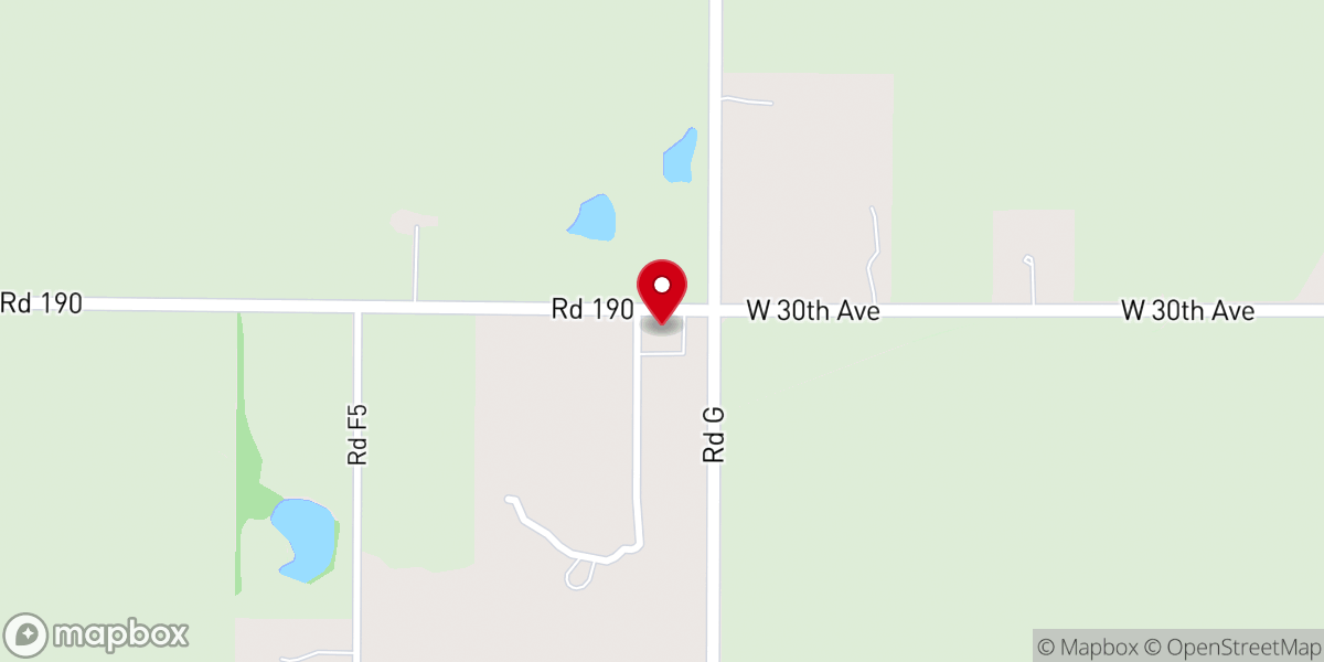 Map showing location of Victory Fellowship
