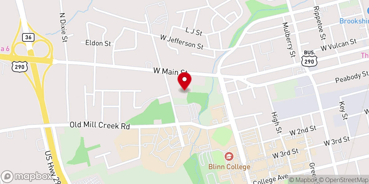 Map showing location of Grace Community Fellowship