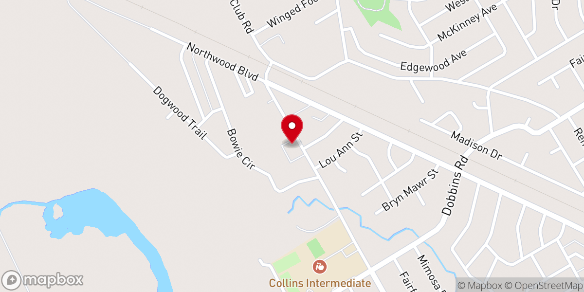 Map showing location of St Luke Methodist Church