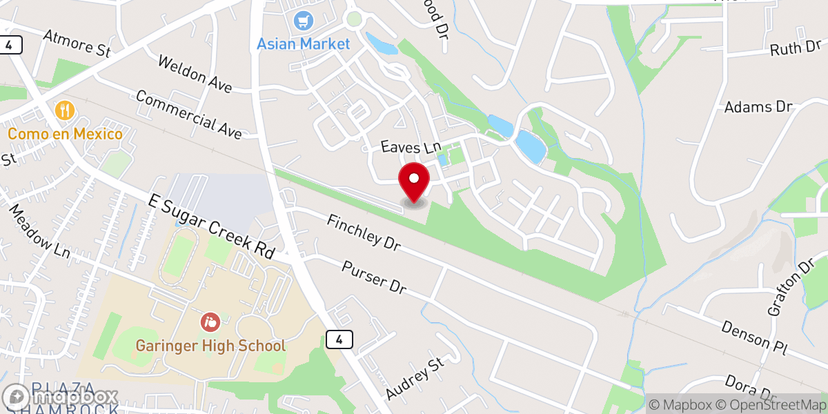 Map showing location of Warriors of Faith Ministries
