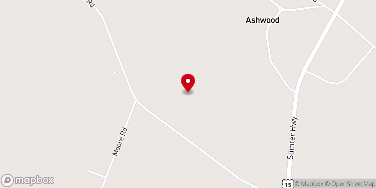 Map showing location of Mechanicsville Church