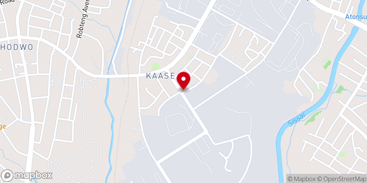 Map showing location of Christ Embassy Kumasi 1