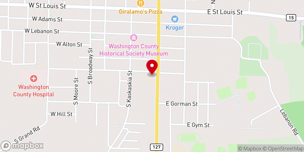 Map showing location of Saint Ann Catholic Church