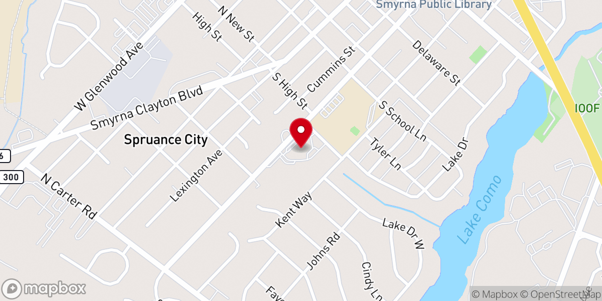 Map showing location of St Polycarp Church