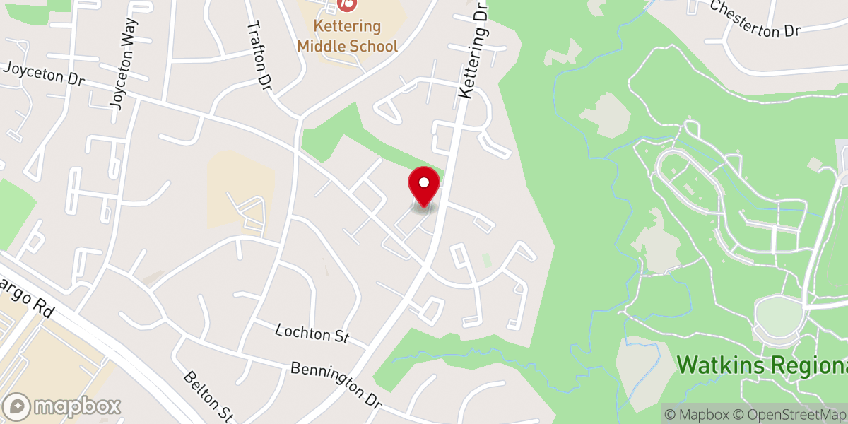 Map showing location of Apostolic Training Center Inc