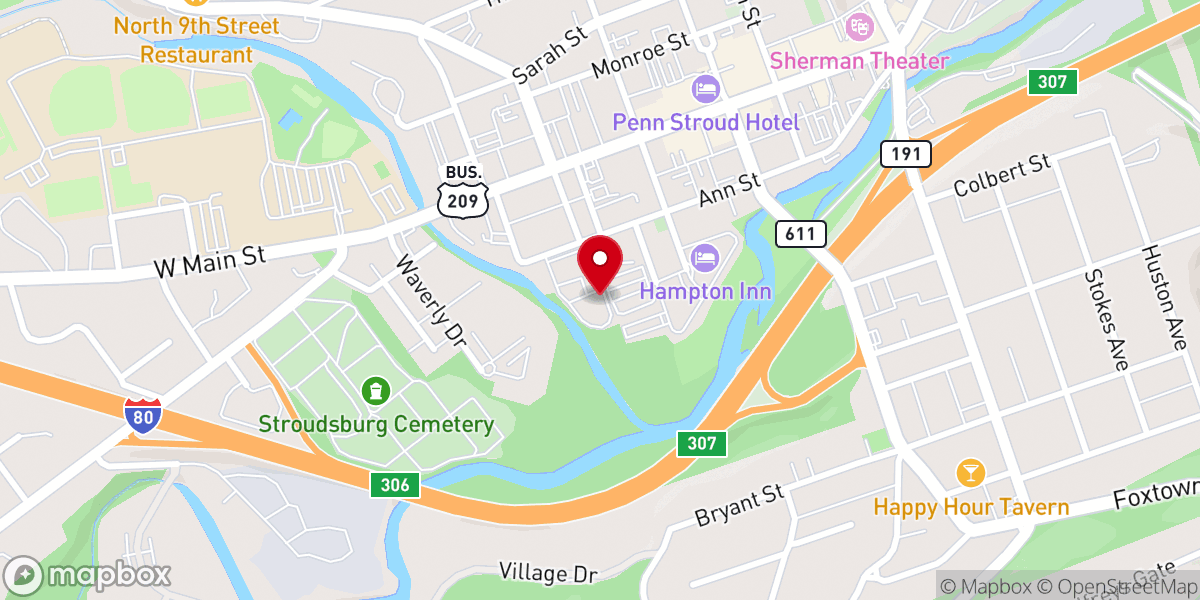 Map showing location of Greater Shiloh North Campus