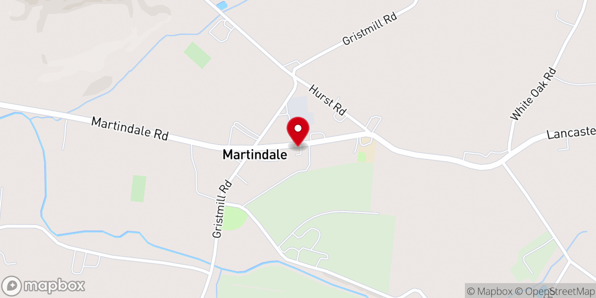 Map showing location of Bethany Mennonite Chapel