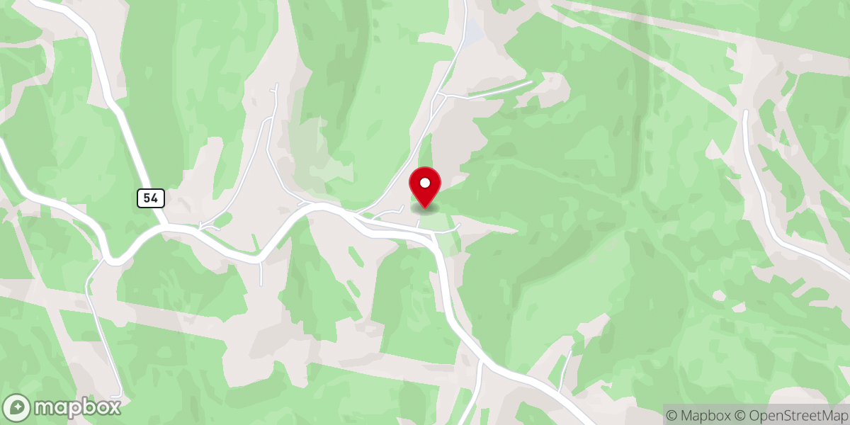 Map showing location of Bowman United Methodist Church
