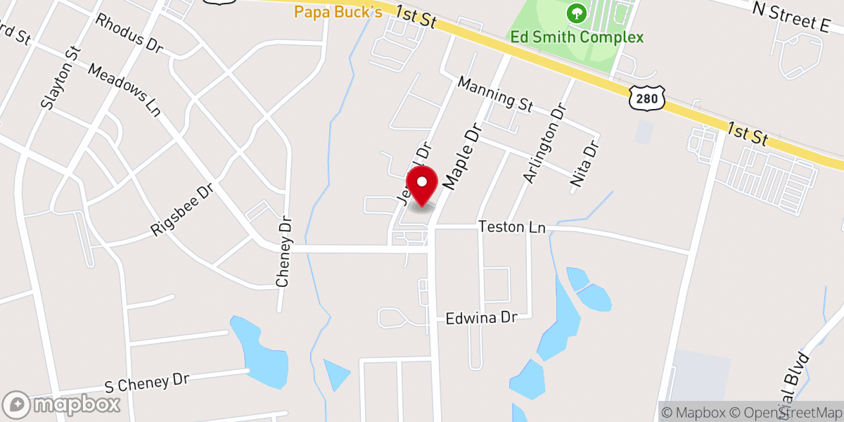 Map showing location of The Church of Jesus Christ of Latter-day Saints