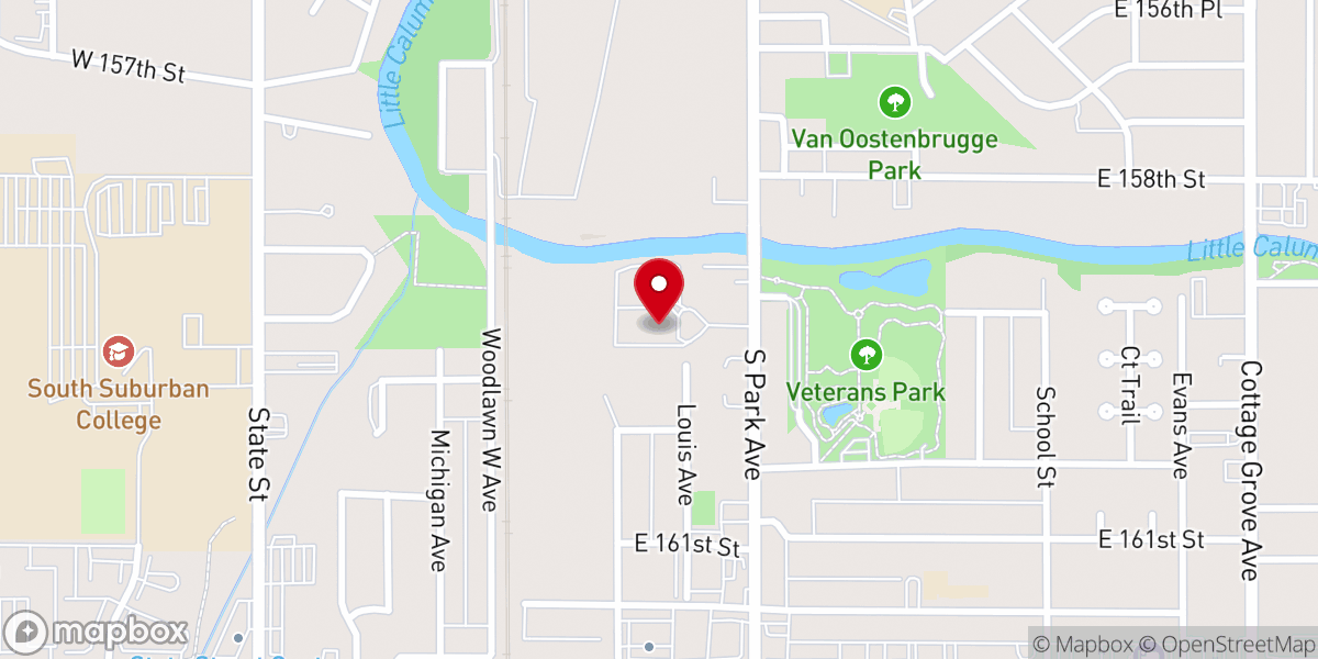 Map showing location of First Reformed Church