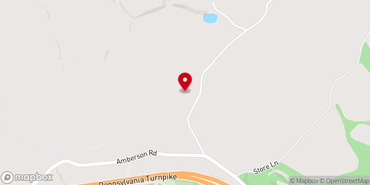 Map showing location of Amberson United Methodist