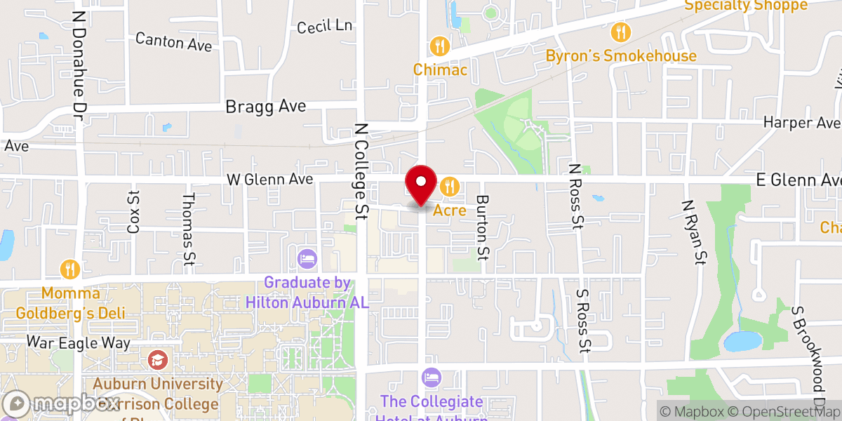 Map showing location of Mosaic Family Church